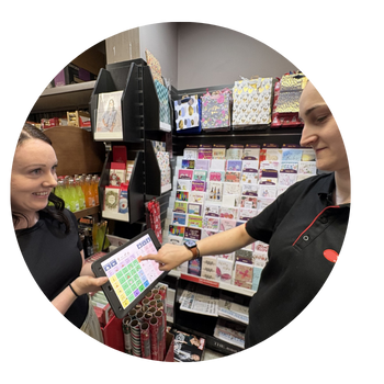 Emilija with Emma trying Voco chat.