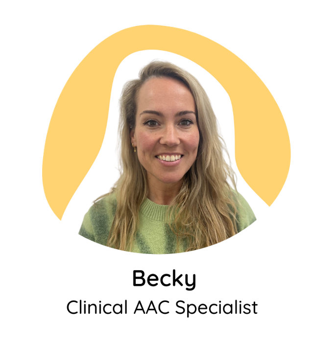 Head shot photo of Clinical AAC Specialist and SLT, BeckyBecky 