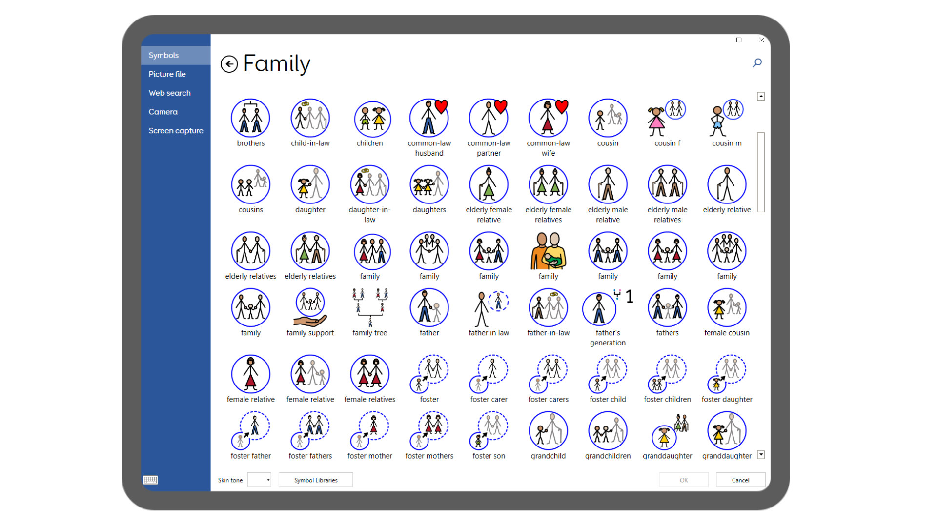 New Widget Symbols for family and relationships