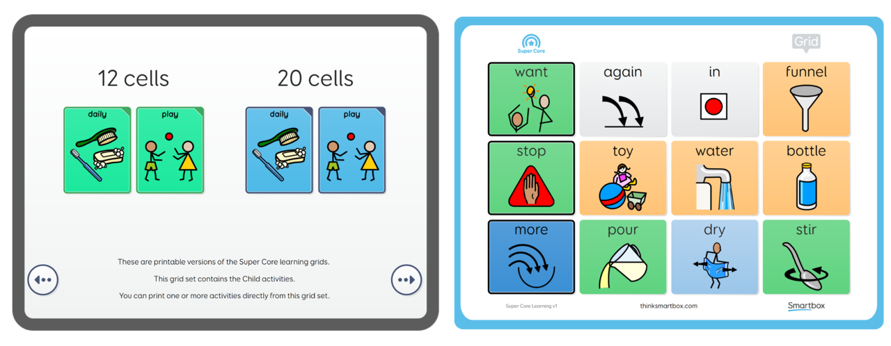 New kayout for Super Core Learning