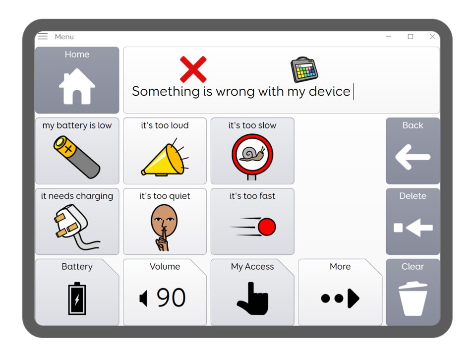 In Voco Chat_query 'something is wrong with my device.'