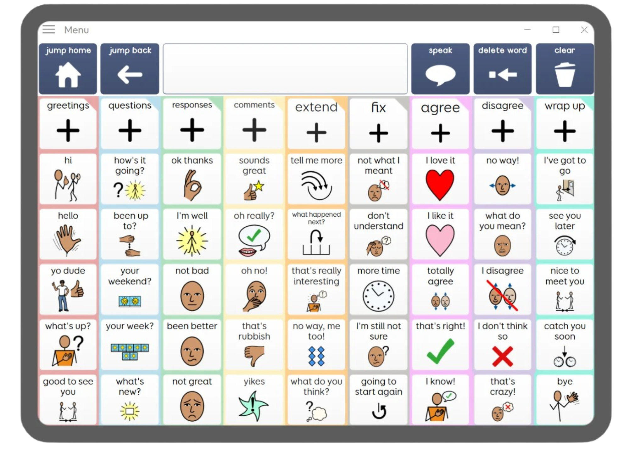Super Core conversation grid