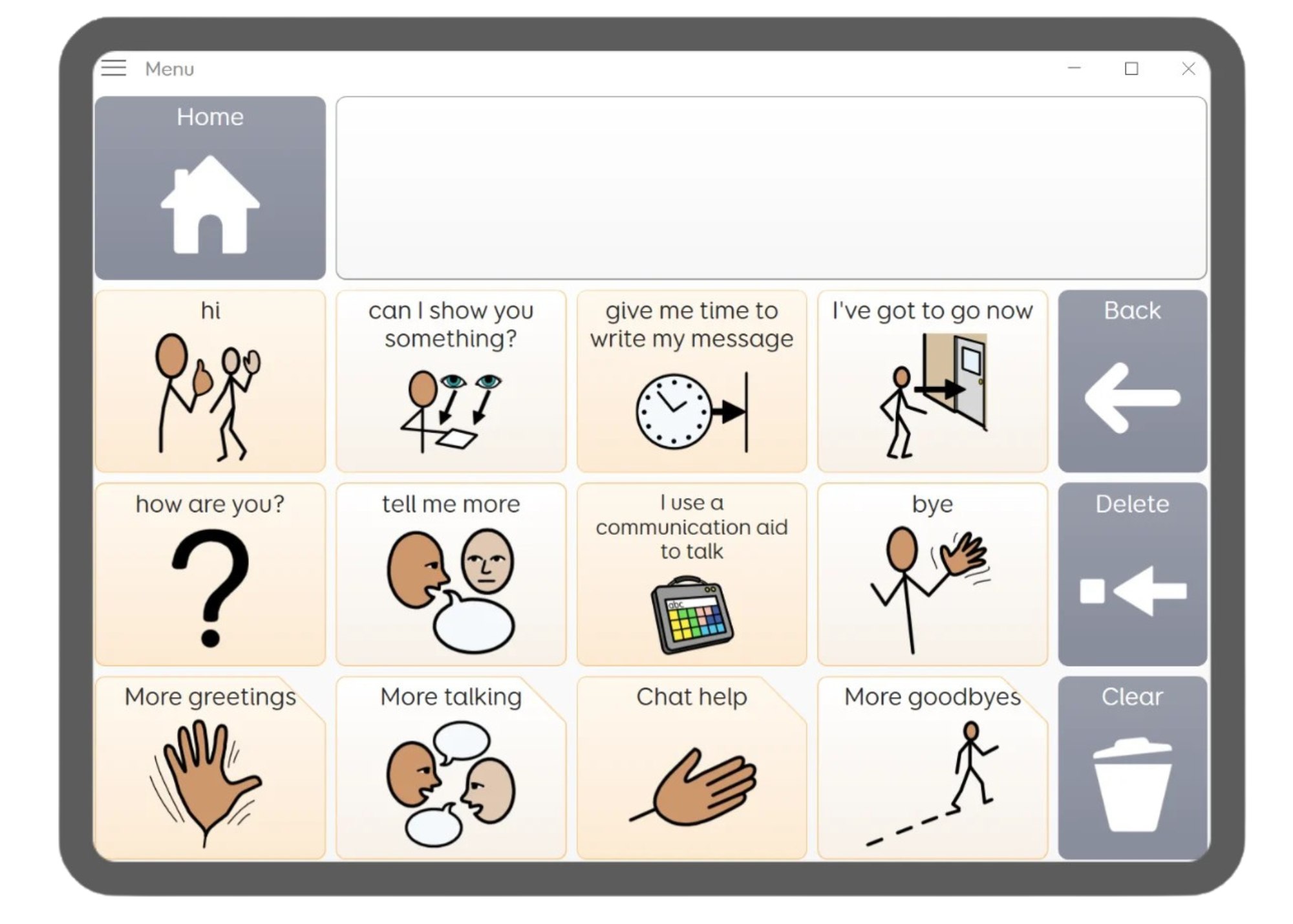 Voco Chat, Chat section
